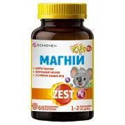 Витамины ZEST (Зест) Kids (Кидс) для детей Магний пастилки жевательные со вкусом лесных ягод флакон 60 шт