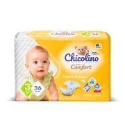 Підгузки для дітей CHICOLINO (Чиколіно) Soft Comfort (Софт Комфорт) 3 від 4 до 9 кг 36 шт