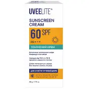 Крем для обличчя UVEELITE (Увелайт) УФ-Лайт Tinted тонуючий SPF 60 сонцезахисний 50 г