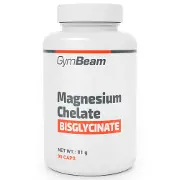 Магній хелат (бісгліцинат) GYMBEAM (Джимбім) дієтична добавка капсули банка 90 шт