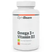 Омега 3 + Вітамін D3 GYMBEAM (Джимбім) дієтична добавка капсули банка 90 шт