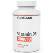 Вітамін D3 GYMBEAM (Джимбім) дієтична добавка капсули по 2000 МО банка 120 шт