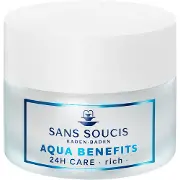 Догляд для сухої шкіри обличчя SANS SOUCIS (Сан Сусі) Aqua Benefits 24 години зволоження насичений 50 мл