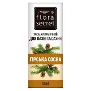 Средство ароматическое FLORA SECRET (Флора Сикрет) для сауны и бани Горная сосна 10мл