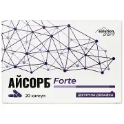 Айсорб Forte дієтична добавка капсули 2 блістери по 10 шт Solution Pharm