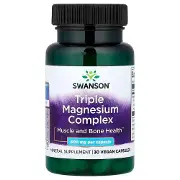 Магній потрійний комплекс SWANSON (Свенсон) Triple Magnesium Complex 400 mg капсули 400 мг флакон 30 шт