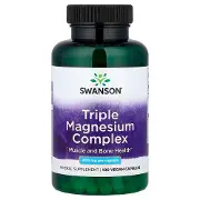 Магний тройной комплекс SWANSON (Свенсон) Triple Magnesium Complex 400 mg капсулы 400 мг флакон 100 шт