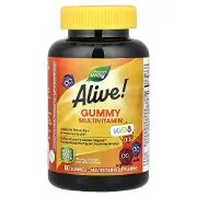 Мультивітаміни для дітей NATURE’S WAY (Натурес Вей) Kids Multivitamin цукерки жувальні вишня, апельсин та виноград флакон 60 шт