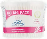 Ватні палички Lady Cotton в банці №300