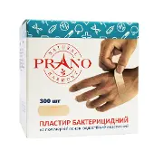 Лейкопластир PRANO бактеріцидний полімерна основа еластичний (флексібел) 2,5*7,2 см №1 300