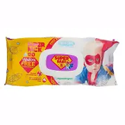 Серветки вологі Super Baby SuperPack ромашка та алое №120