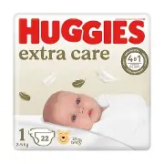 Підгузки Хаггіс Extra Care 1 №22