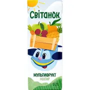 Сік Світанок Мультифрукт ТП 0,2л