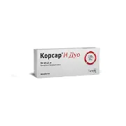 Корсар Н Дуо табл. 160мг/25мг №30 (10*3)