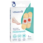 Лейкопластир VERAKOTO мед. мозольний 2см*6см №5