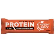Батончик протеїновий 25% Healthy Snack із карнітином, апелс. чізк. глаз. 40г