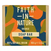 Мыло Faith in Nature твёрдое натуральне с апельсином 100г