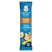 Батончик Gerber фруктово-злаковий у вафельному листі банан, ябл 12+ міс 25г