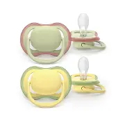 Пустышка Avent 349/50 Ultra Air нейтр дизайн 18+ мес 2шт