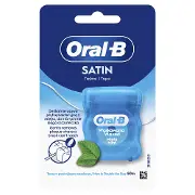 Зубная нить ORAL-B  Satin Floss М'ята Вощена 50м