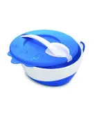 Тарілка з ложкою Canpol 31/406_blu синя