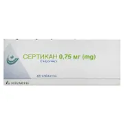 Сертикан табл. 0,75мг №60
