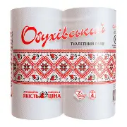 ТУАЛЕТНАЯ БУМАГА ОБУХОВ БЕЛАЯ ЦЕЛЛЮЛОЗНАЯ №4