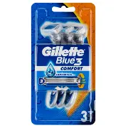 ОДНОРАЗОВЫЕ СТАНКИ GILLETTE BLUE3 COMFORT ДЛЯ БРИТЬЯ МУЖСКИЕ №3