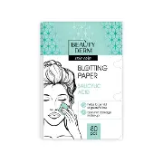 САЛФЕТКИ МАТИРУЮЩИЕ BEAUTY DERM ДЛЯ ЛИЦА С САЛИЦИЛЛОВОЙ КИСЛОТОЙ №80