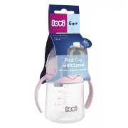 КРУЖКА-НЕПРОЛИВАЙКА CANPOL BABIES LOVI ДЕТСКАЯ 35/353 РОЗОВАЯ 150 МЛ