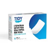 СТЕРИЛЬНАЯ ПЛАСТЫРНАЯ ПОВЯЗКА ДЛЯ РАН НА НЕТКАНОЙ ОСНОВЕ TIDY 9 CМ X 15 CМ №1