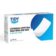 СТЕРИЛЬНАЯ ПЛАСТЫРНАЯ ПОВЯЗКА ДЛЯ РАН НА НЕТКАНОЙ ОСНОВЕ TIDY 9 CМ X 20 CМ №1