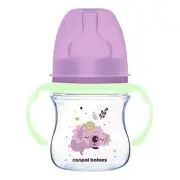 БУТЫЛОЧКА АНТИКОЛИКОВАЯ CANPOL BABIES EASYSTART KOALA 35/236 С ШИРОКИМ ГОРЛЫШКОМ РОЗОВАЯ 120 МЛ