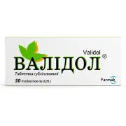 ВАЛИДОЛ ТАБЛ. 0,06Г №50