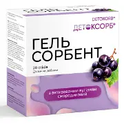 ДЕТОКСОРБ С АКТИВИРОВАННЫМ УГЛЕМ ГЕЛЬ СТИК СМОР. 20Г №20 СТМ  1721
