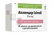 Алзанцер ізітаб таблетки що диспергуються в ротовій порожнині по 5 мг, 28 шт.