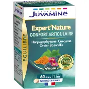 Дієтична добавка Juvamine (Жувамін) Expert Nature Комфорт з куркумою, кропивою, диявольським кігтем та босвелією з підсолоджувачем, табл. №60
