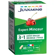 Дієтична добавка Juvamine (Жувамін) з плодоніжками вишні, падубом парагвайським, гуараною та зеленим чаєм, з підсолоджувачем, з кофеїном, капс. №60