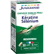 Дієтична добавка Juvamine (Жувамін) Кератин + селен, капс. №30