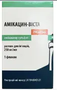 Амікацин-Віста р-н д/ін. 250 мг/мл 4 мл №1