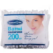 ВАТН.ПАЛОЧ.БІЛОСНІЖКА#200(П/Э)