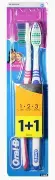 Зубна щітка Oral-B (Орал-Бі) Класік 40 середня жорст. х2