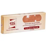Лейкопл."D.S." неткан.осн. 7,2 х 2,5 см №10
