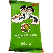 Мармелад медовий мед-яблуко-мята ТМ Добра Ді/Добрий Денчик 50 г