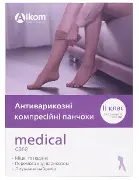 Алком панчохи антиварикозні 2 компр. закр. мисок р.5 (бежеві)