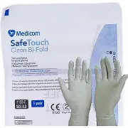 Рукавички Safe-Touch (Сейф-Тач) огляд. латекс. н/ст. припудр. р.M (пара) №1
