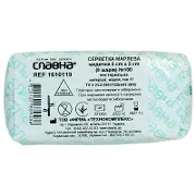 Серветка марл. н/ст. 5*5 см (8 шарів) №100