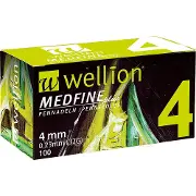 Голки д/шприц-ручок Wellion (Велліон) 0,23 мм (32G) x 4 мм №100