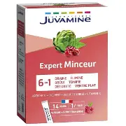 диетическая добавка Juvamine (Жувамин) с артишоком, зеленим чаем, плодоніжкою вишни и витамином C, с кофеином, с підсоложувачем, стики №14