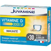диетическая добавка Juvamine (Жувамин) витамин D 2000 МО, капс. №30
